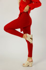 Red Woolly Leggings