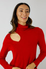 Red Keyhole Swing Top