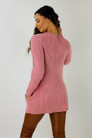 Rose Pink Slouch Cardi