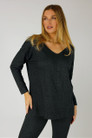 Charcoal Lush Slouch Jumper