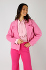 Pink Soft Crop Jacket