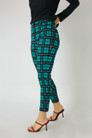 Green Check Slim Pant