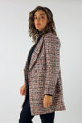 Red Applique Blazer