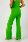 Green Ponte Wide Leg Flare