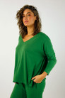 Moss Green Bamboo Slouch Top