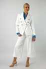 White Ponte Sisca Blazer