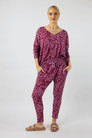 Pink Bamboo Slouch Pants