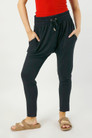Black Bamboo Slouch Pants
