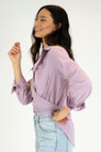 Lilac Gingham Zhoush Shirt