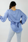 Cornflower Silky Zhoush Shirt