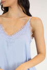 Pale Blue Lace Vee Cami