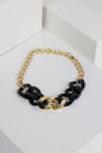 Black & Gold Chunky Necklace