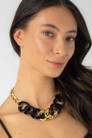 Black & Gold Chunky Necklace