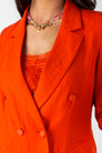 Orange Shimmer Blazer