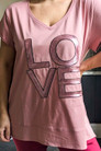 Rose Love V-Neck T-Shirt