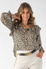 Animal Ruffle Shirt