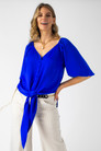 Cobalt Bustier Zhoush Shirt