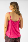 Pink Silky Lace Cami