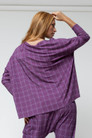 Purple Bamboo Slouch Top