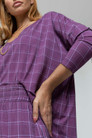 Purple Bamboo Slouch Top