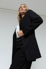 Black Cleo Twill Blazer