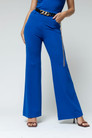 Cobalt Ponte Wide Flare Pant