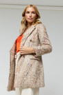 Beige Applique Blazer