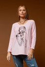 Pink Ponytail Long Sleeve Tee