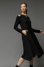 Black Bella Keyhole Dress