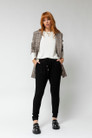 Black Cable Lounge Pant