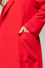 Red Euro Trench Coat