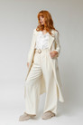 Ivory Twill Trench Coat