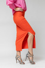 Orange Ponte Miracle Skirt