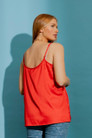 Red Silky Lily Cami
