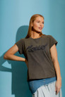 Dark Taupe Washed Cornelli T-Shirt