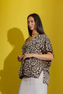 Leopard Bondi Top