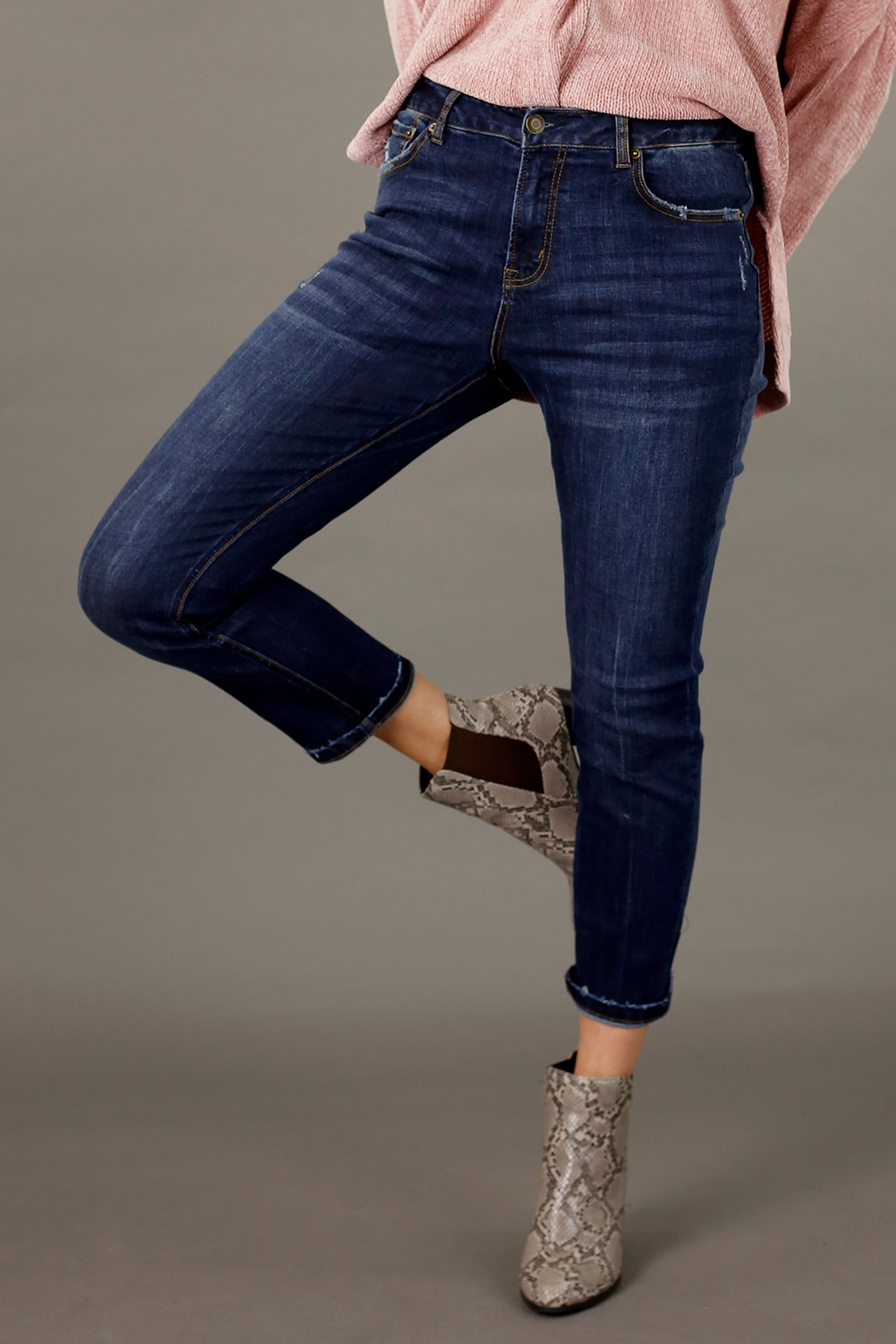 Dark Slim Leg Rosie Jean - Motto
