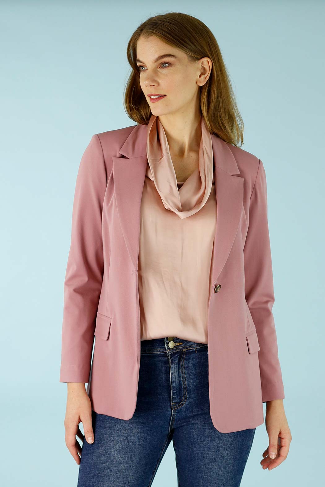 Pink Ponte Classic Blazer Motto - Main Image