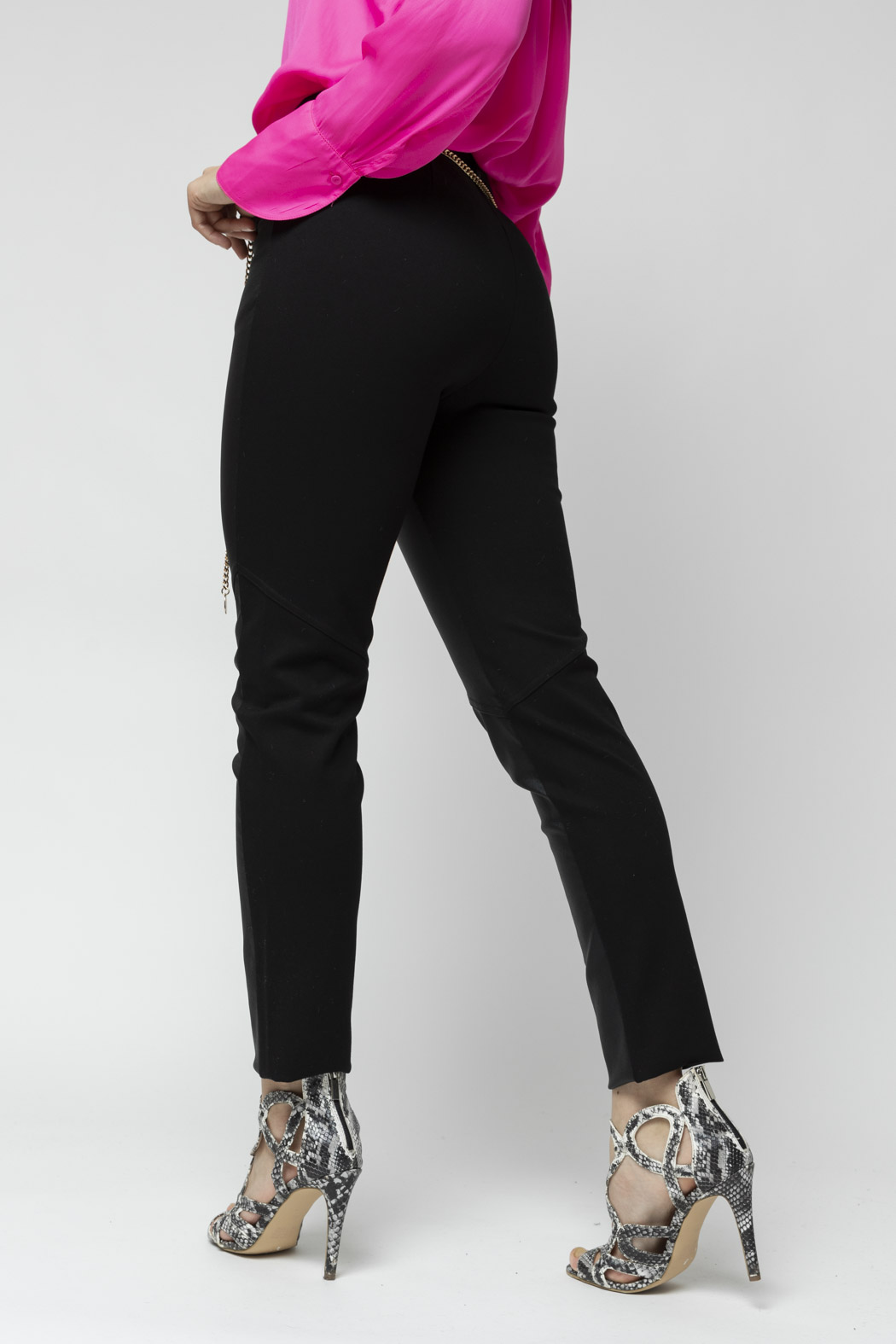 Buy Zara Cotton Solid Flat Front Full Length Regular Waist Black Skinny  Trouser Online  Etashee