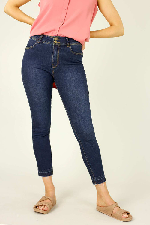 Ink Raw Hem Booty Lift Jean | Shop 