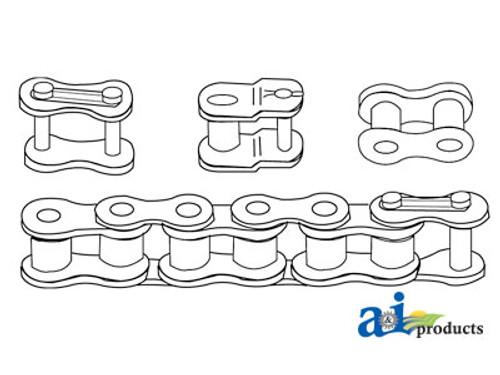 60 Roller Chain, 10ft (Import)