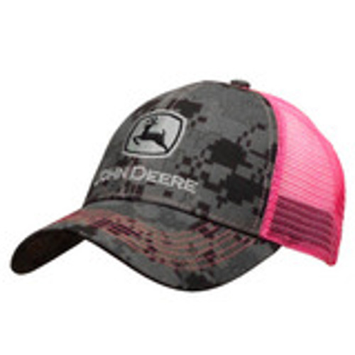 Womens Black Digital Camo Cap