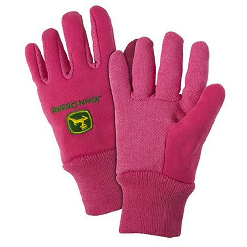 Pink Youth Light-Duty Cotton Grip Glove