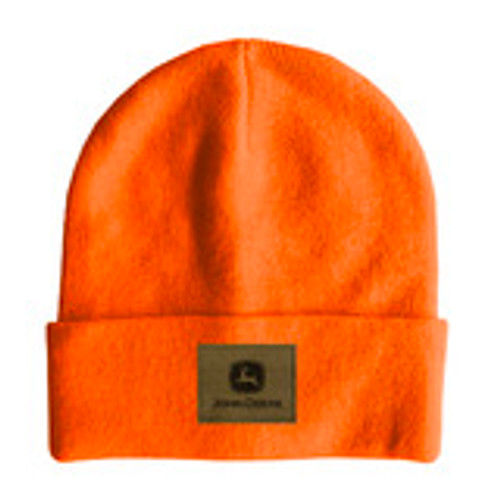 Mens Blaze Orange Lined TM Beanie