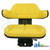 Seat w/ Wrap Around Back w/Arms, Yellow Vinyl, 265 lb / 120 kg Weight Limit