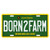BORN2FARM License Plate