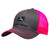 WOMENS CHARCOAL AND NEON PINK CAP - LP67036
