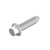 37M7096: Hexagonal Flange and Washer Head Regular Self-Tapping Screw, M8 X 35
