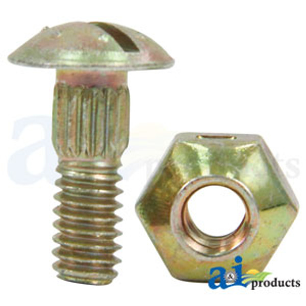 7/32 x 5/8" Bolt & Nut, AE57009