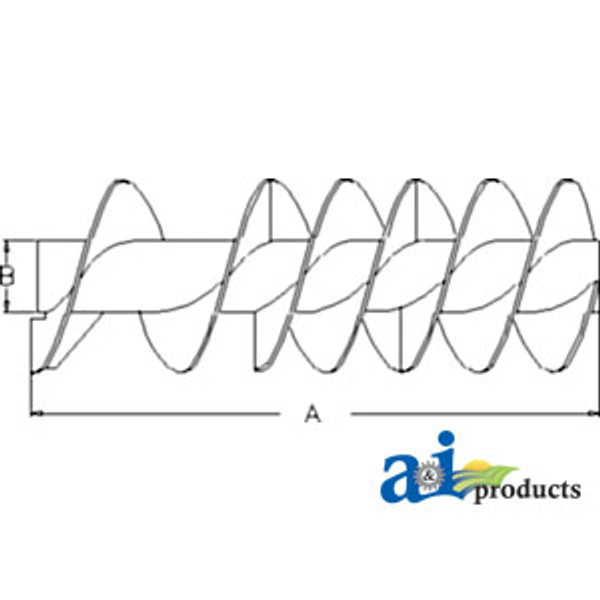 Auger, Unloading, Vertical (HIgh Wear)